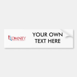 Pegatina Para Coche Romney - crea en América (roja)