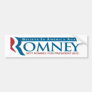 Pegatina Para Coche Romney: Crea otra vez