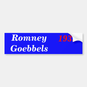Pegatina Para Coche Romney Goebels 1933