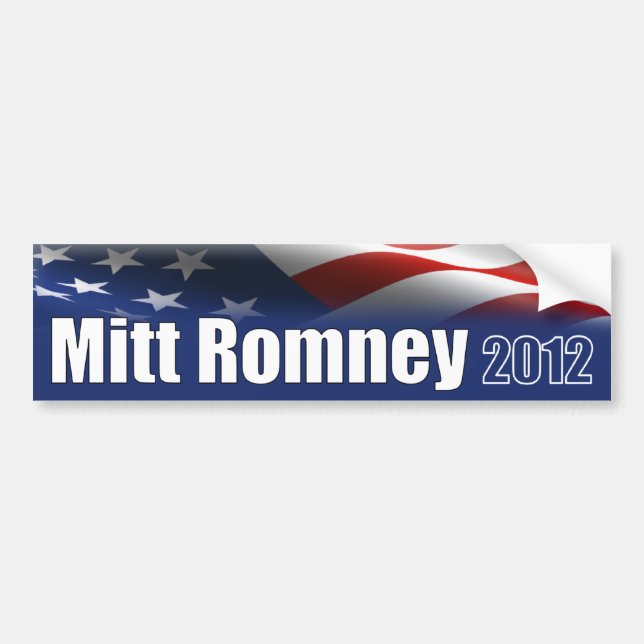 Pegatina Para Coche Romney para el presidente - elección (Frente)