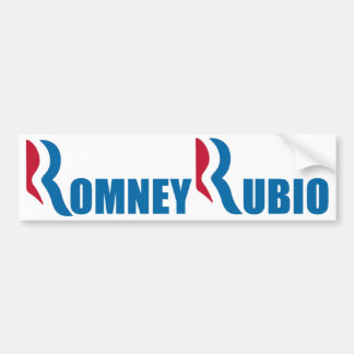 Pegatina Para Coche Romney - Rubio - 2012