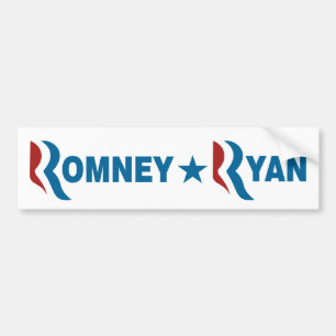 Pegatina Para Coche Romney - Ryan