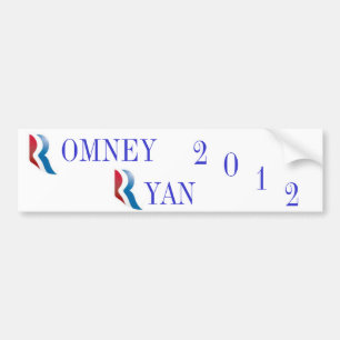 Pegatina Para Coche Romney Ryan 2012