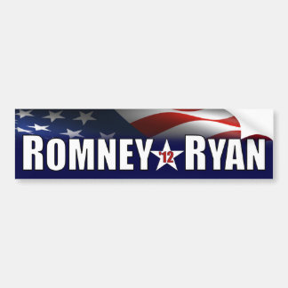 Pegatina Para Coche Romney - Ryan - 2012