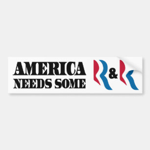 Pegatina Para Coche Romney - Ryan - R&R