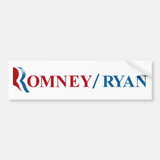 Pegatina Para Coche Romney y Ryan 2012