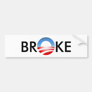 PEGATINA PARA COCHE ROMPIÓ A OBAMA