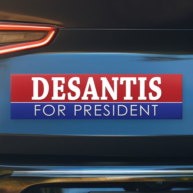 Pegatina Para Coche Ron DeSantis para la campaña presidencial 2024 (DeSantis  Bumper Sticker)