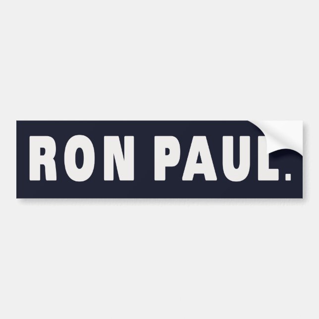 PEGATINA PARA COCHE RON PAUL (Frente)