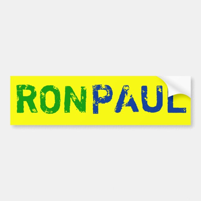 Pegatina Para Coche Ron Paul (Frente)