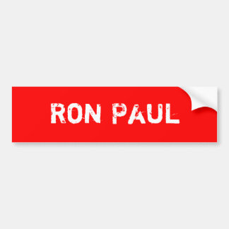 Pegatina Para Coche Ron Paul