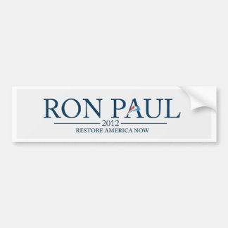 Pegatina Para Coche Ron Paul 2012