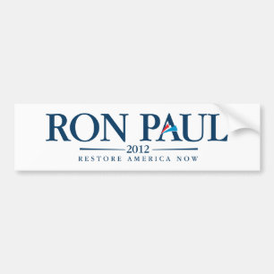 Pegatina Para Coche Ron Paul 2012