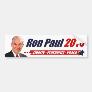 Pegatina Para Coche Ron Paul 2016