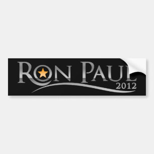 Pegatina Para Coche Ron Paul Goldstar 2012