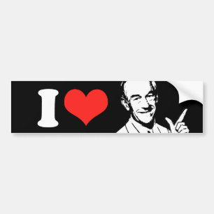 Pegatina Para Coche Ron Paul que habla