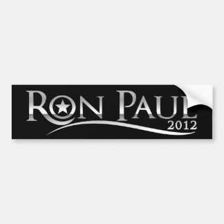 Pegatina Para Coche Ron Paul Silverstar 2012