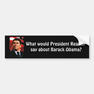 Pegatina Para Coche Ronald Reagan, qué presidente Reagan diría…