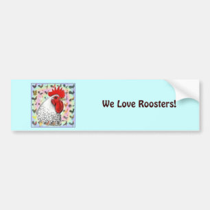 Pegatina Para Coche ¡Roosters!