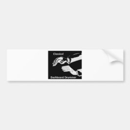 Pegatina Para Coche Ropa clásica de tambor en el salpicadero