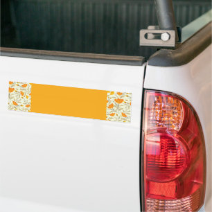 Pegatina Para Coche Rosa amarilla