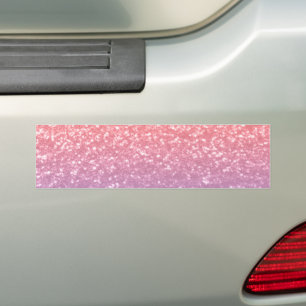 Pegatina Para Coche Rosa de lavanda morada chispeante chispas purpurin