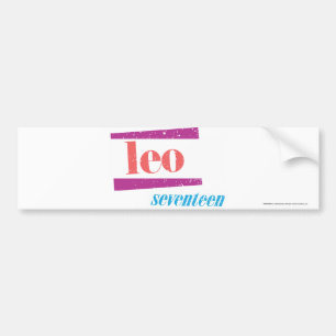 Pegatina Para Coche Rosa de Leo