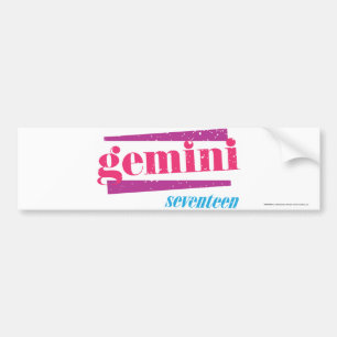 Pegatina Para Coche Rosa de los géminis