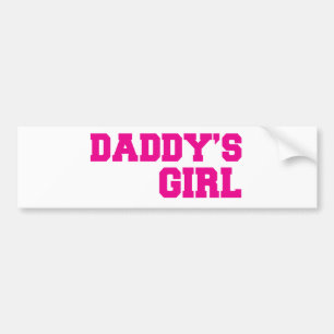 Pegatina Para Coche rosa del chica de los daddys