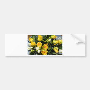 Pegatina Para Coche Rosas amarillas