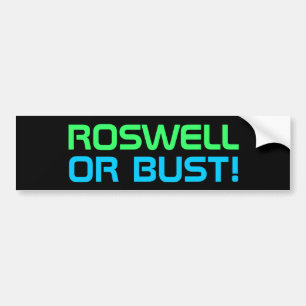 Pegatina Para Coche ROSWELL bumper sticker