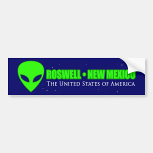 Pegatina Para Coche Roswell New México