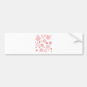 Pegatina Para Coche Rosy Snowflakes