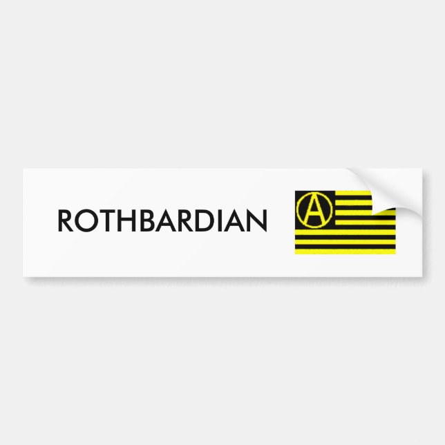 Pegatina Para Coche Rothbardian (Frente)