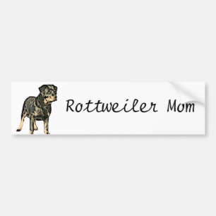 Pegatina Para Coche Rottweiler