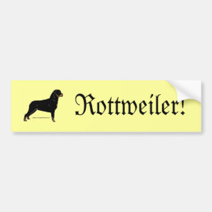 Pegatina Para Coche Rottweiler