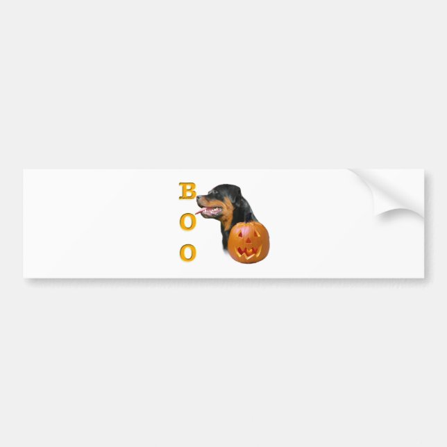 Pegatina Para Coche Rottweiler Boo (Frente)