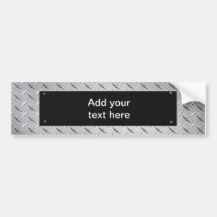 Pegatina Para Coche Rótulo adaptable - chapa/placa negra