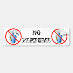 Pegatina Para Coche Rótulo dibujado mano: Ningún perfume