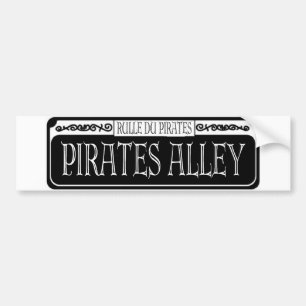 Pegatina Para Coche Rótulo Metalizado Pirates Alley