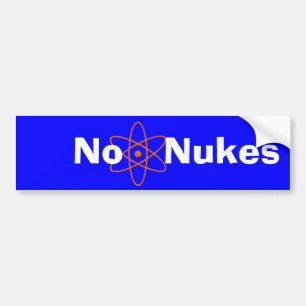 Pegatina Para Coche Rótulo nuclear