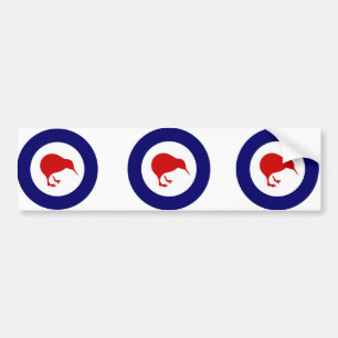 Pegatina Para Coche Roundel de Rnzaf, Nueva Zelanda
