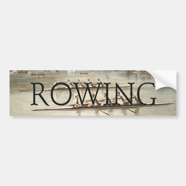 Pegatina Para Coche Rowing SUPERIOR (Frente)