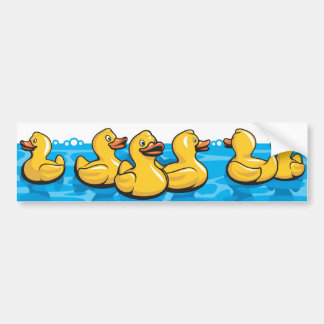 Pegatina Para Coche Rubber Ducks in the bath