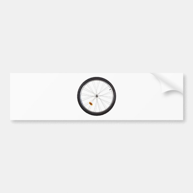Pegatina Para Coche Rueda de bicicleta (Frente)