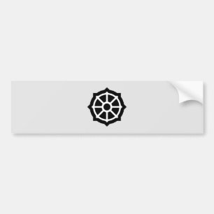 Pegatina Para Coche Rueda de Dharma (Budismo, hinduismo)