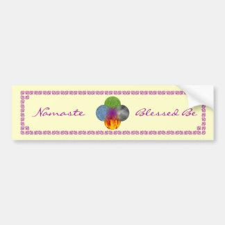 Pegatina Para Coche Rueda de ser - amarillo