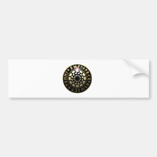 Pegatina Para Coche Rueda negra de Sun