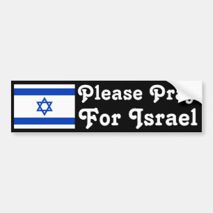 Pegatina Para Coche Ruegue para Israel