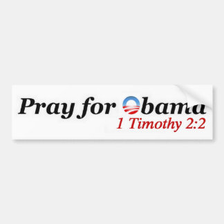 Pegatina Para Coche Ruegue para Obama